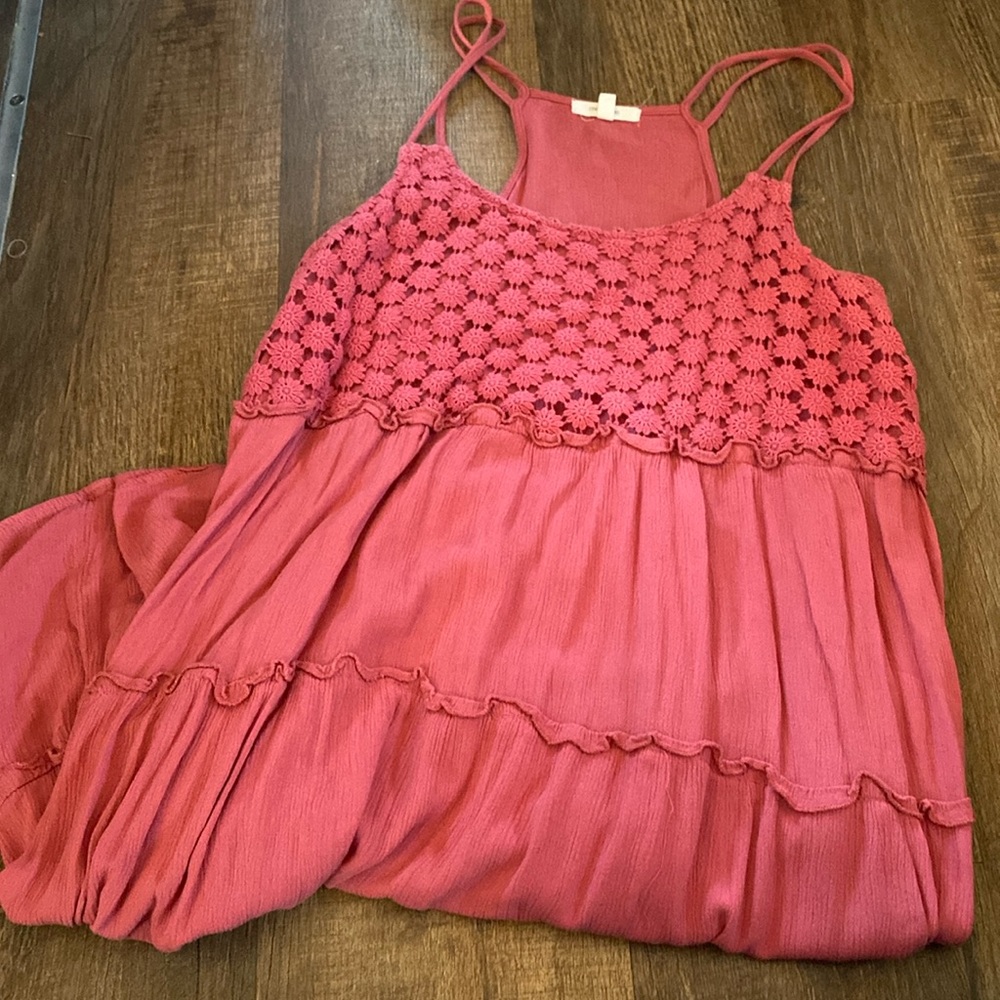 Maurice’s dusty rose short sleeve dress